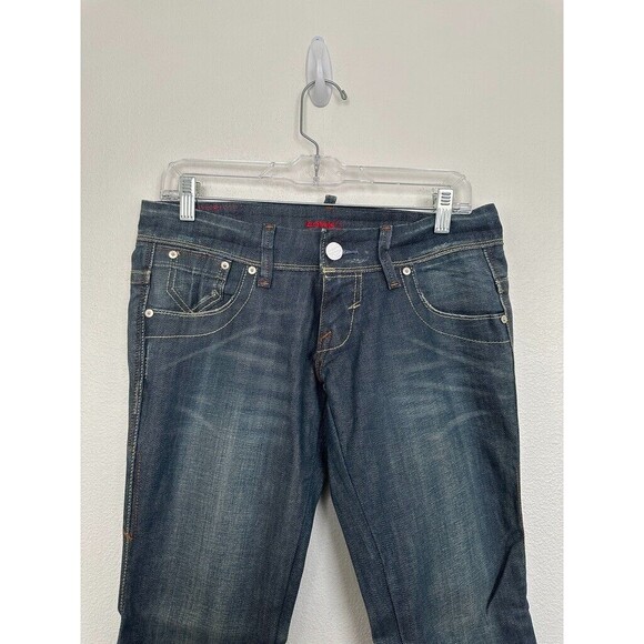 Levi's Red Line Selvedge Denim Jeans Engineered Indigo Blue Workwear Men's 28 - Picture 2 of 12